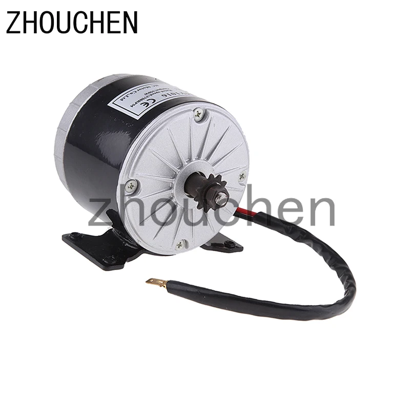 Высокоскоростной магнитный щетчатый электродвигатель из черного металла 24 В 2750