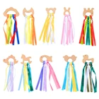 OOTDTY креативное кольцо из натурального дерева, прорезыватель, радужная лента, сенсорные игрушки, Прорезыватель для зубов, пустышка для ухода за ребенком, подарок для новорожденного