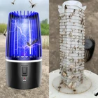 Перезаряжаемая электрическая лампа-ловушка для комаров, 4000 мА  ч, с питанием от USB, светодиодная лампа-ловушка для комаров, ловушка для насекомых Ловушка для насекомых Zapper