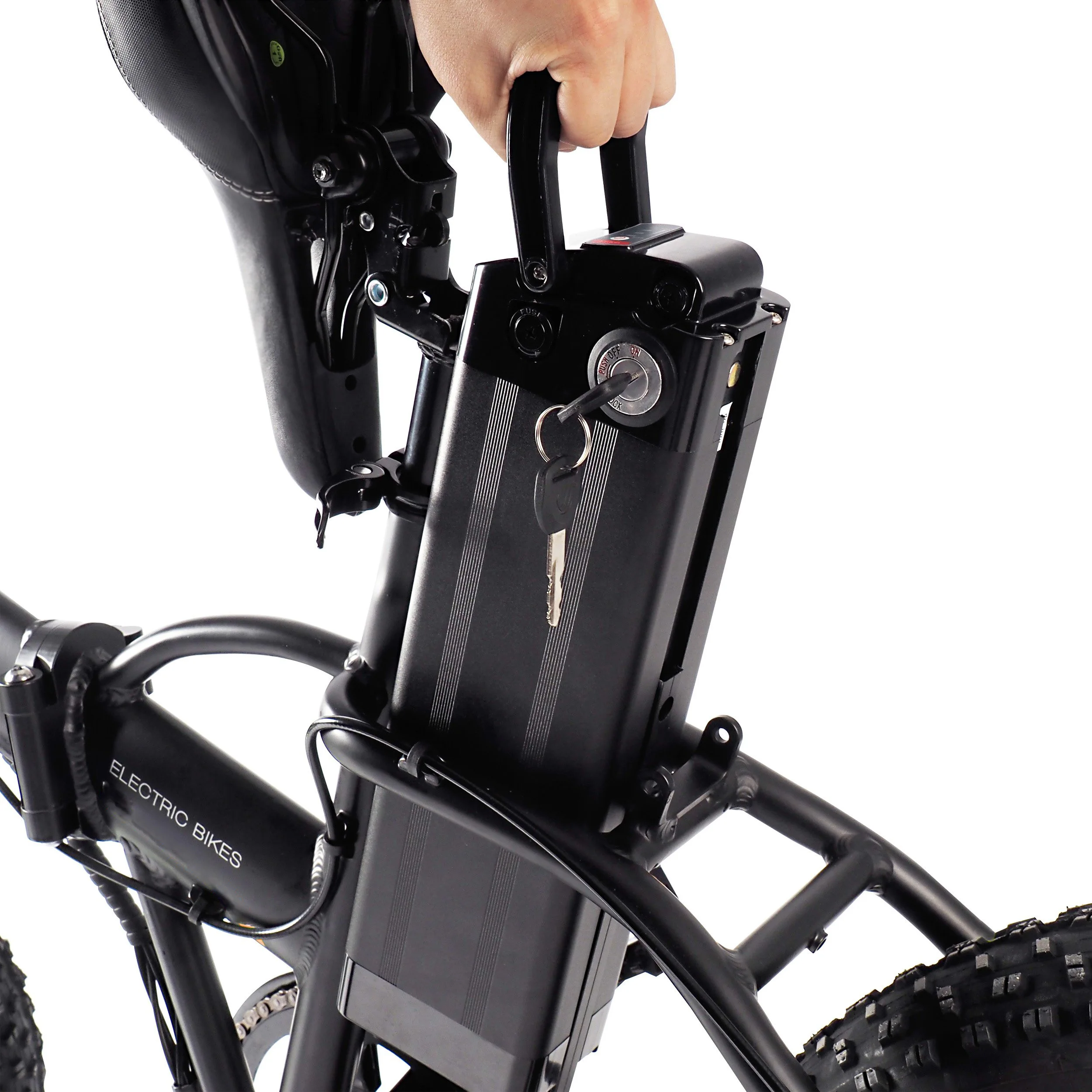 20inch electric bicycle fat tire snow bike 500w motor 48V20ah li-ion battery Hydraulic brake fold ebike | Спорт и развлечения