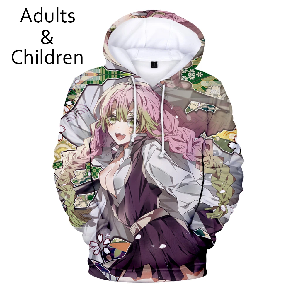 

Popular Hip Hop Hoodie 3D Demon Slayer Men Women Children Hooded Fashion Pullovers Kimetsu No Yaiba Sweatshirts Oversized