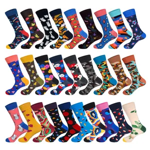 Мужские камуфляжные носки LIONZONE, хлопковые уличные модные Носки с рисунком листьев Tai Chi Ax и дерева