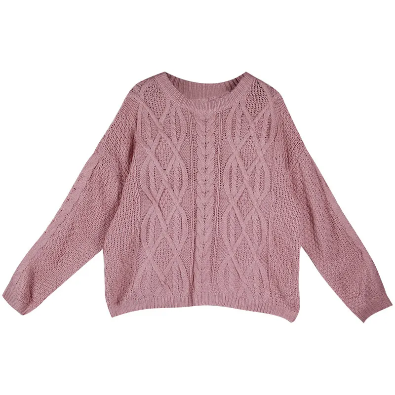 

Women Sweater 2021 New Arrival Autumn And Winter Retro Loose Female Pullover Sweater Knitted Teenage Girl Japanese Style A19