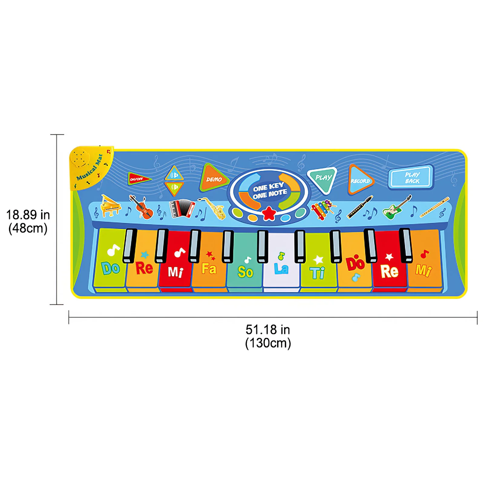 

Baby Music Piano Keyboard Dancing Mat Electronic Funny Animal Press Carpet Musical Blanket Baby Toys Education Learning Pad Gift