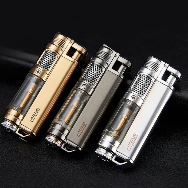 зажигалка турбо гаджеты для мужчин факфонарь ная креативная ветрозащитная