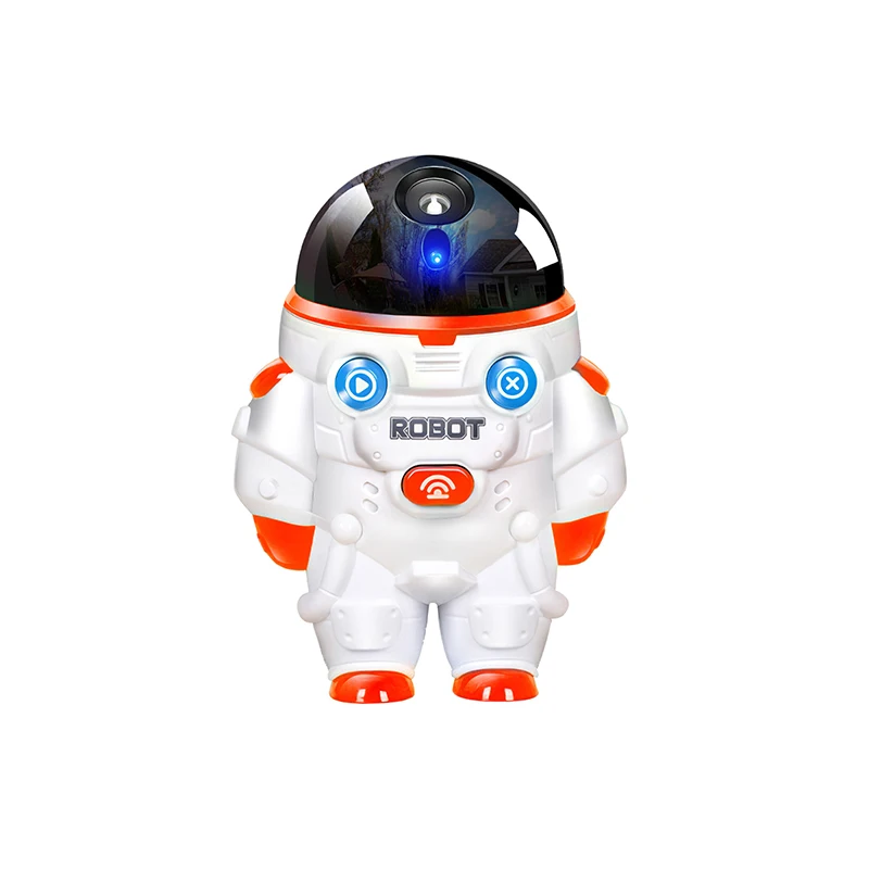 

Electric Bubble Machine Spaceman Cute Sound Light Easy Operation Battery Powered Bubble Robot Bubble Blower Device For Summer