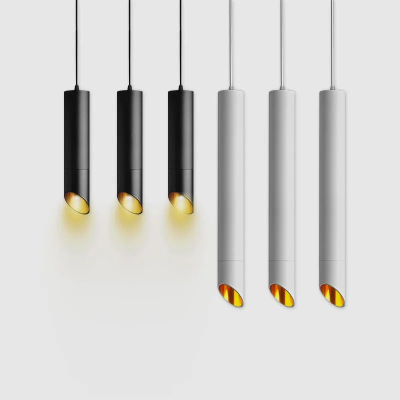 Светодиодный светильник с регулируемой яркостью цилиндрической формы длинные