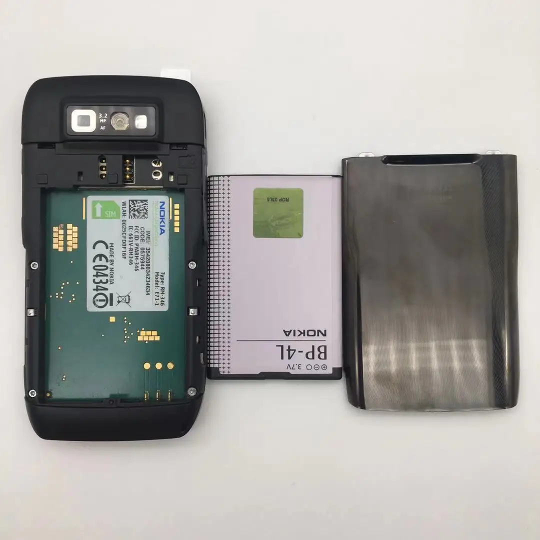 nokia e71 refurbished original e71 mobile phone 3g wifi gps 5mp cellphone unlocked e series englisharabicrussian keyboard free global shipping