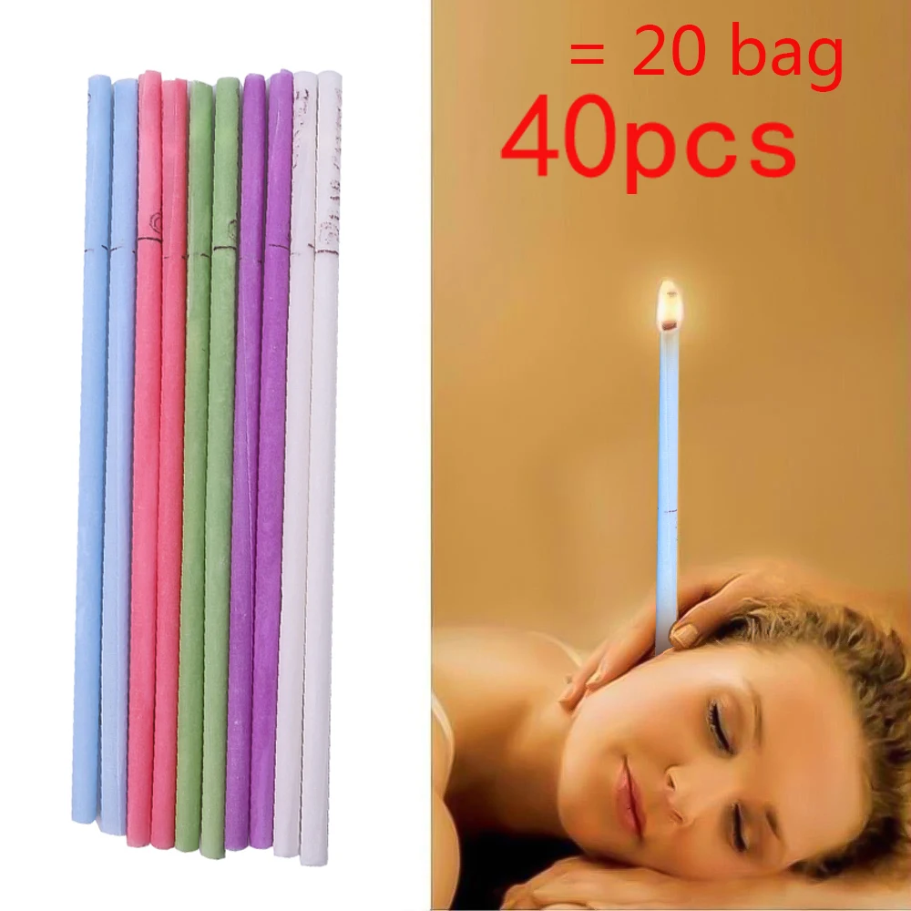 Coning Beewax Natural Ear Candle Candling Wax Removal Healthy Care tools Indiana Therapy Treatment Dropship | Красота и здоровье