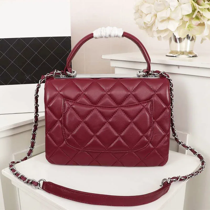 Hot Selling Handbag Tote Bags Fashion Design Ladies One Shoulder Bag For Women Classic Deluxe Real Leather Slant Purse Bag