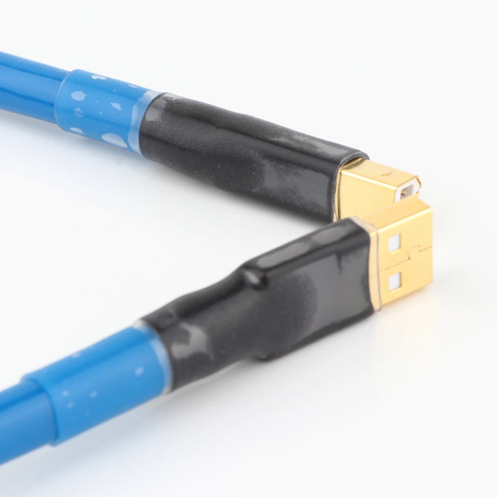HI-End покрытый USB-кабель USB2.0 от A до B цифровой аудиокабель DAC Профессиональный 2 0