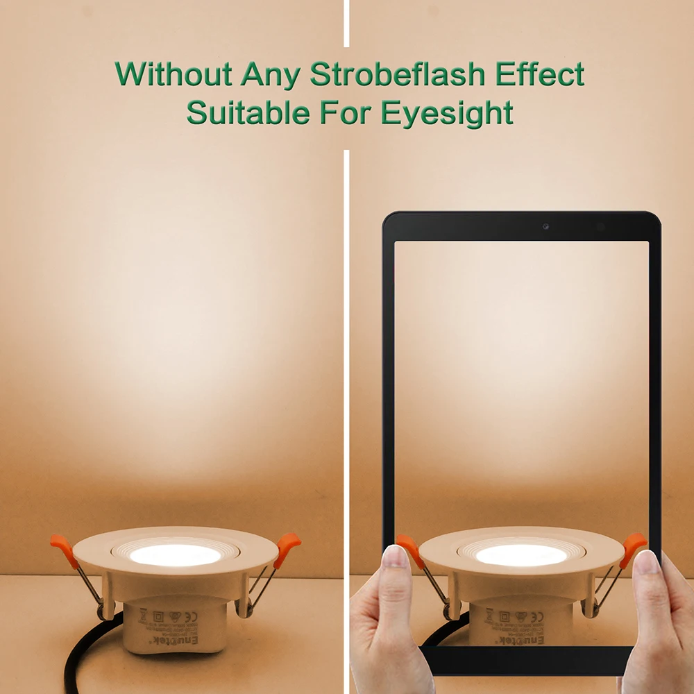 Встраиваемые потолочные светодиодные светильники 6 Вт галогенные Сменные