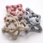 Горячая Распродажа нетоксичный детский силиконовый ручной мяч Высокое качество детские тактильные игрушки Экологичные пищевые игрушки для прорезывания зубов