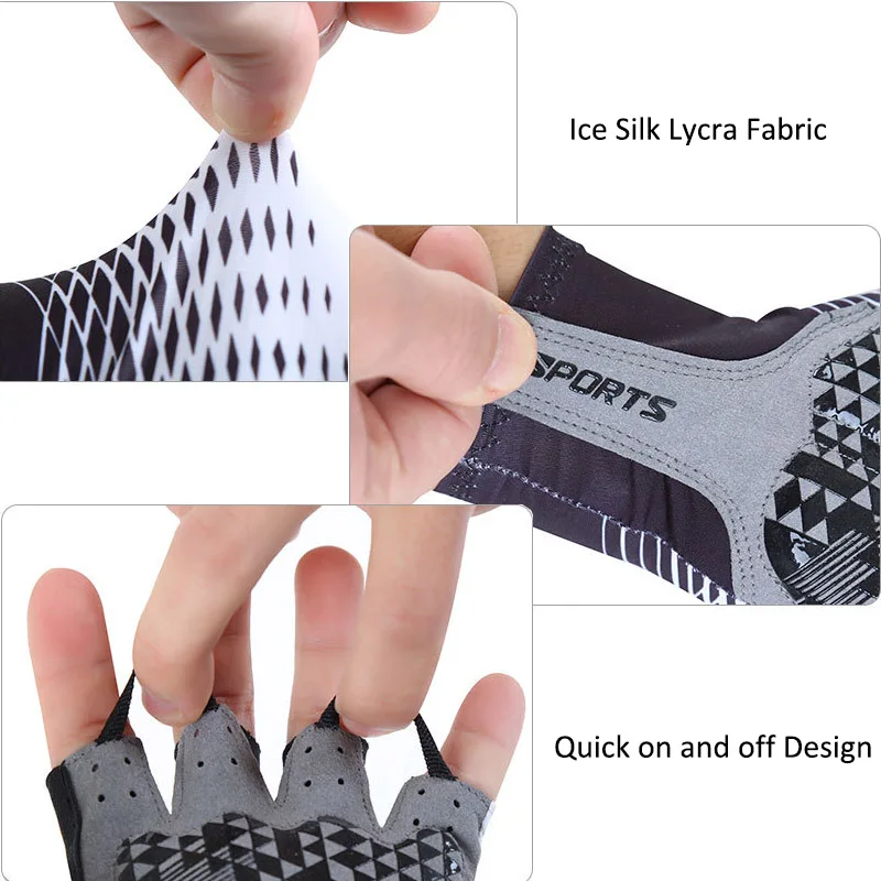 

Profession Cycling Gloves Sports Racing Bicycle Half Finger Gel Gloves Women Summer Road Bike Anti-slip Outdoor Sport Glove