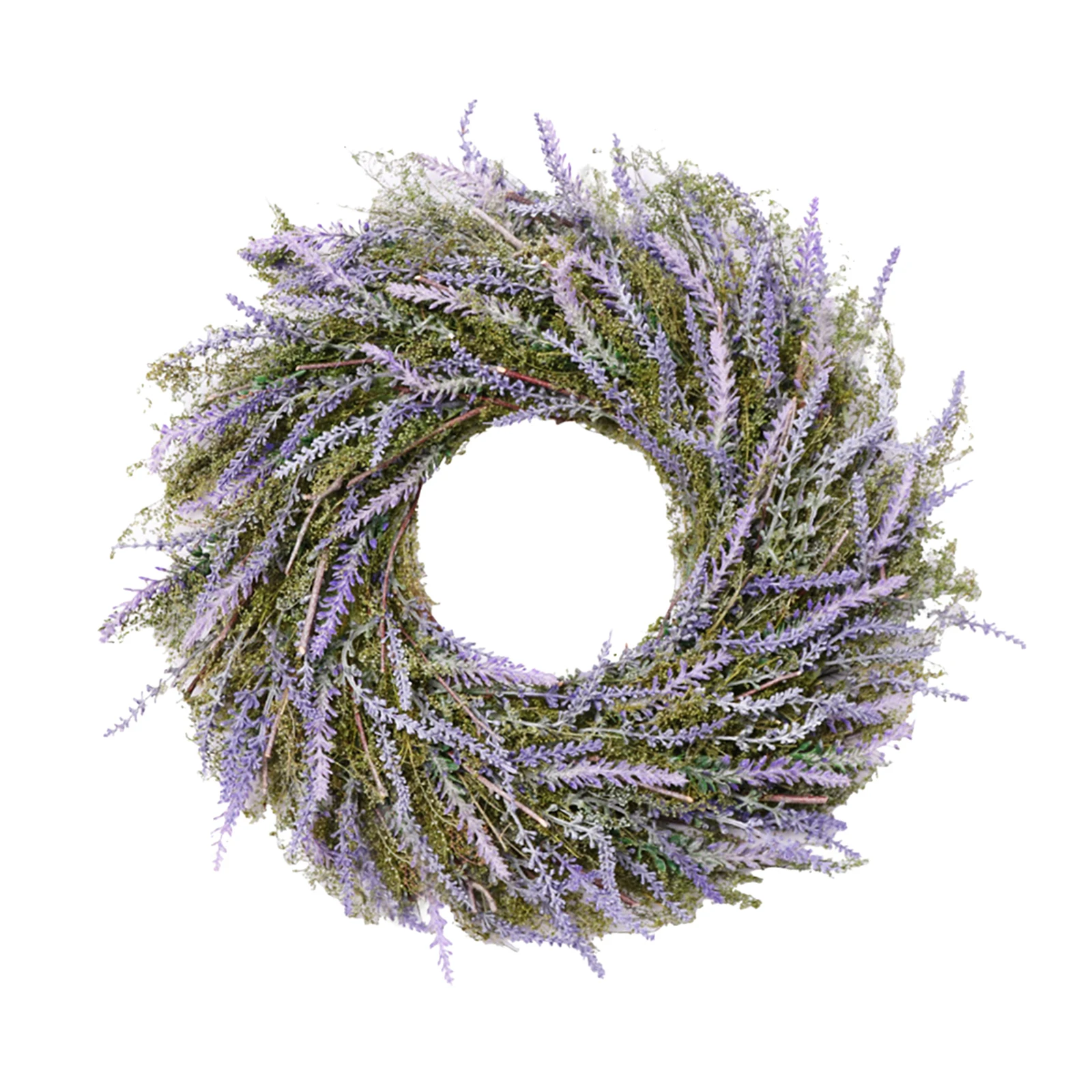 

Lavender Wild Herbs Artificial Lavender Garland for Front Door