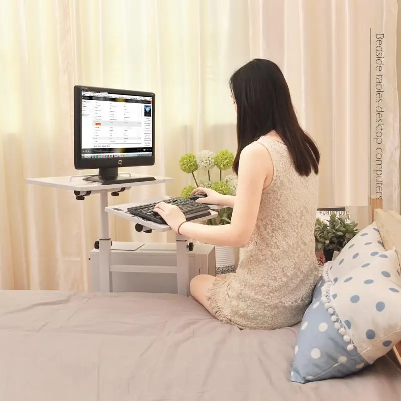 Настольная мебель для офиса маленькая кровать письменный стол ноутбука