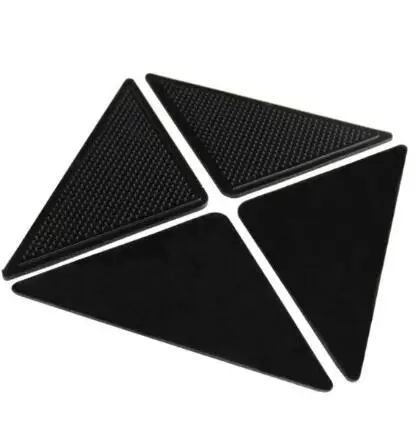 4 pcs Прямая поставка, 4 пары нескользящих ковриков, ковриков, захватов, противоскользящих углов для ванной, кухни, гостиной, силиконовых ковриков, захватов - Цвет: 4 pcs