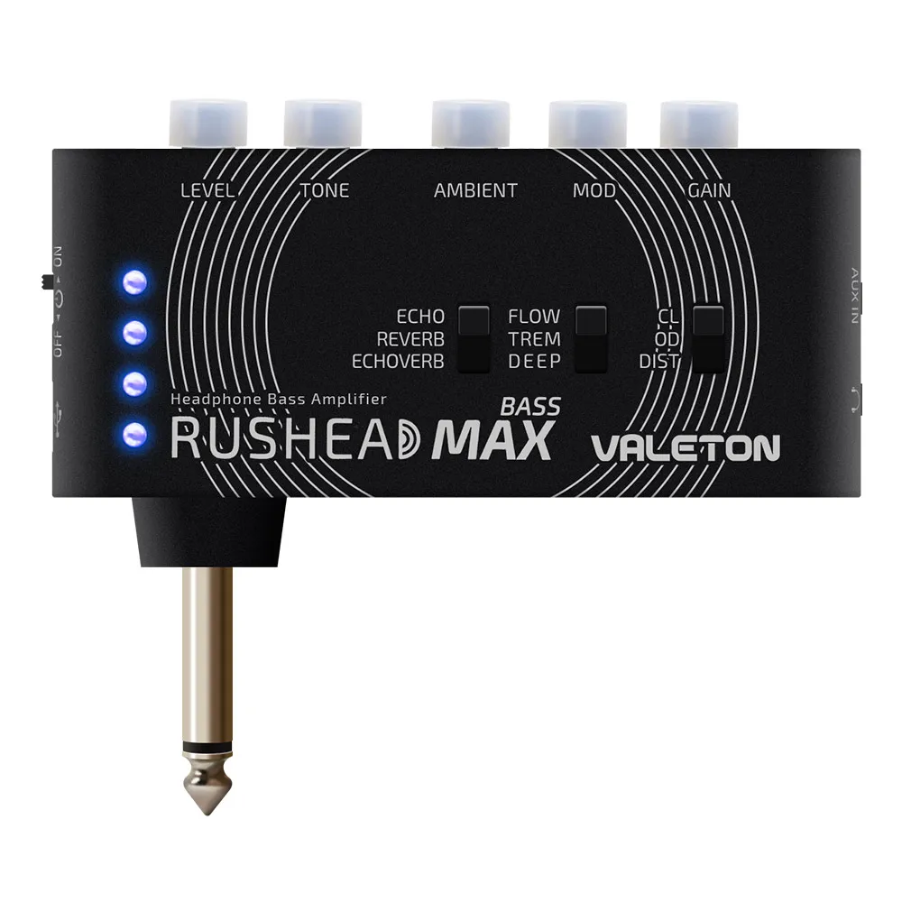 Портативные карманные наушники Valeton Rushead Max Bass с зарядкой от USB портативные