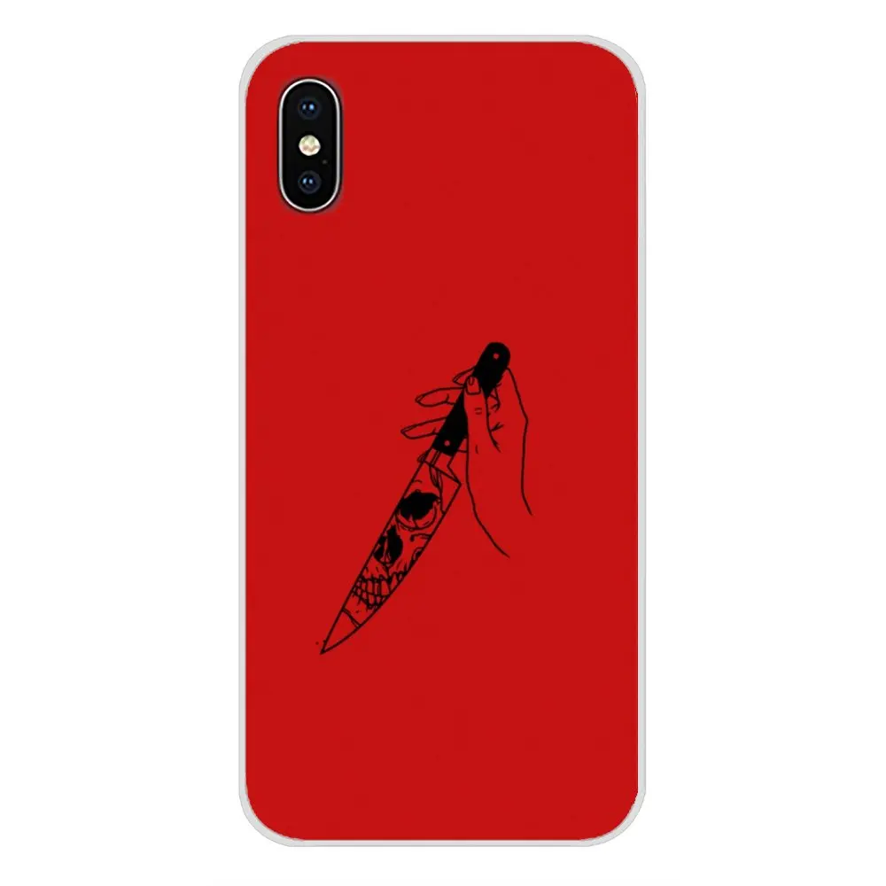 Чехлы для телефона с эстетикой рисунков Red doodles для Xiaomi Mi4 Mi5 Mi5S Mi6 Mi A1 A2 A3 5X 6X 8 CC 9 T Lite SE Pro.