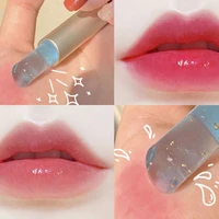 glitter gold leaf jelly moisturize lipstick makeup temperature color change lip balm long lasting nourish lipgloss lips care 1pc