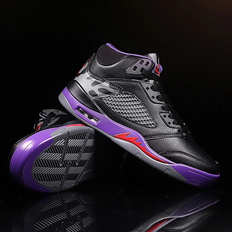 

2019 casual men's shoes basketball shoes, fashionable retro sneakers spring and autumn air cushion basketball shoes