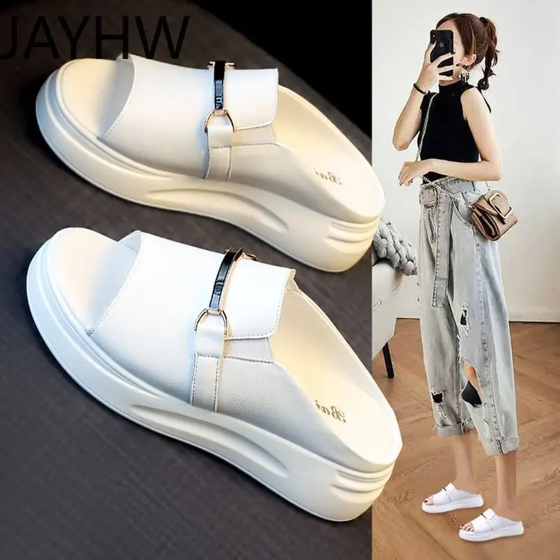 

Сандалии женские с открытым носком, натуральная кожа, плоская подошва, летняя обувь, белые, 2021