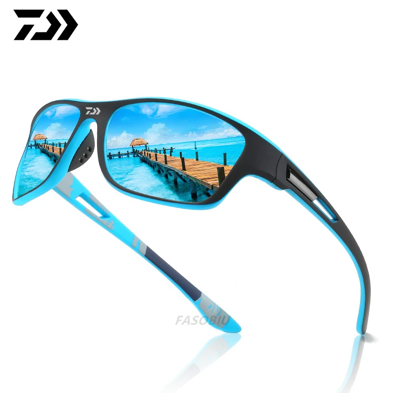 

2021 Daiwa Fishing UV Protection Glasses Men's Outdoor Sports Polarized Colorful Film Series Glasses Dust Mirror Riding Mirror