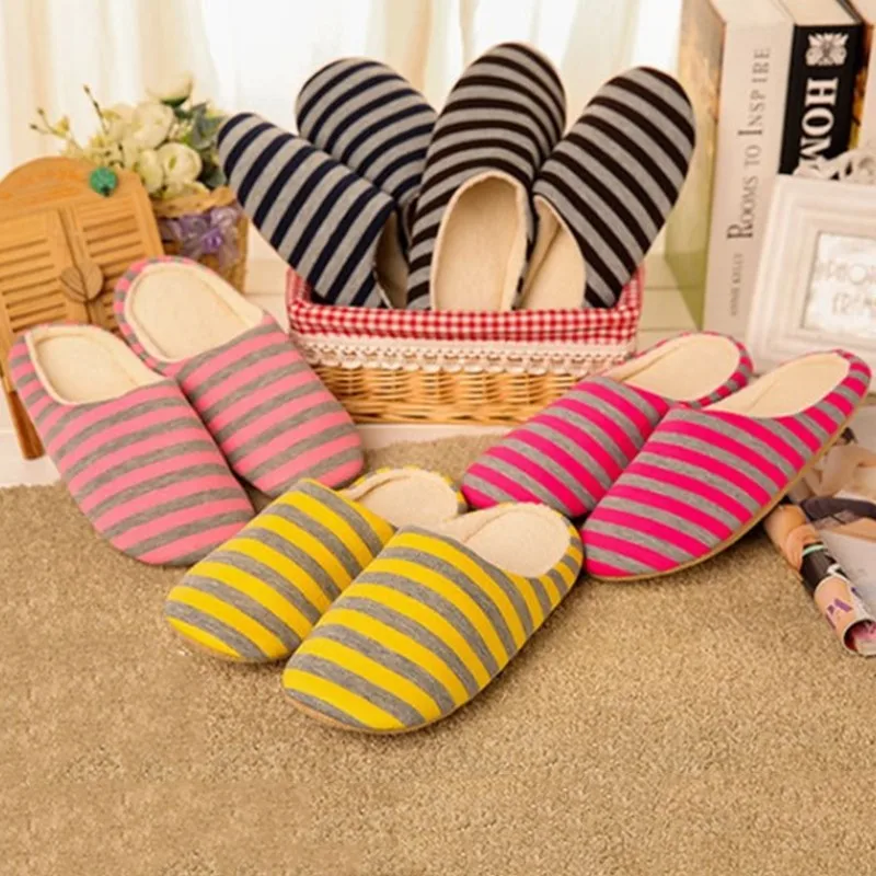 Женские зимние домашние тапочки Нескользящие мягкие шлепанцы для спальни