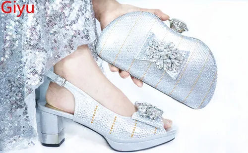 Doershow Итальянская обувь с подходящими сумками итальянские африканские женские