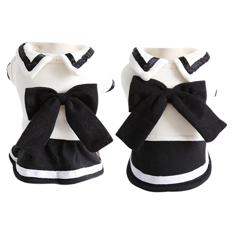 Платье-пачка с бантом для собак и кошек Одежда на осень зиму костюм принцессы