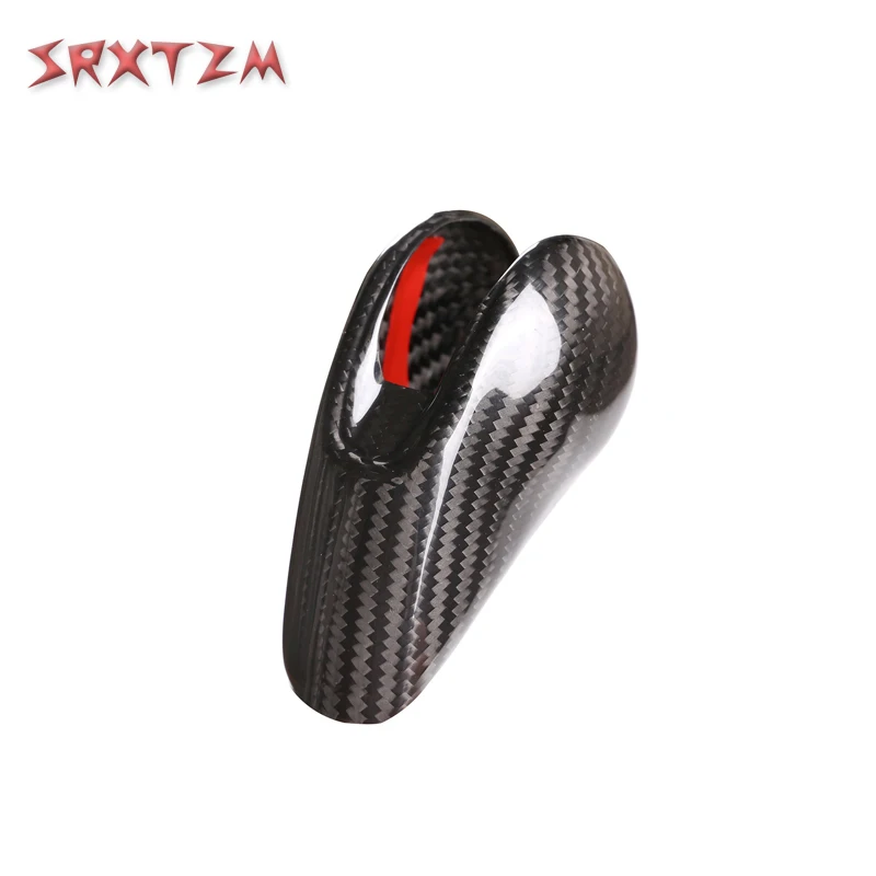 

Carbon Fiber Car Gear Shift Knob Cover Handle Sticker Interior Trim For Porsche Macan 2014-2020 718 911
