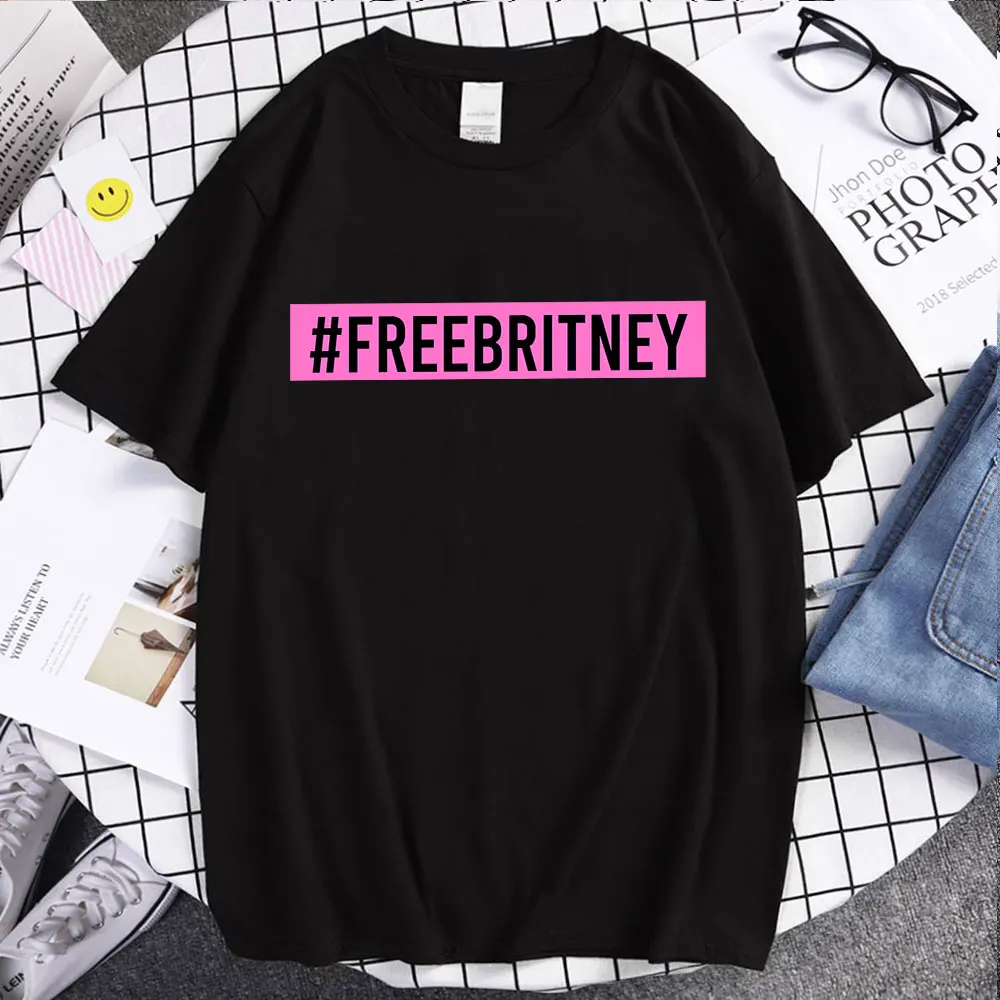 

Funny Free Britney Couple T Shirt Women Vintage Cartoon Summer Cotton Tops Appa Graphic Tees Ulzzang Fashion Style Trip T-shirt