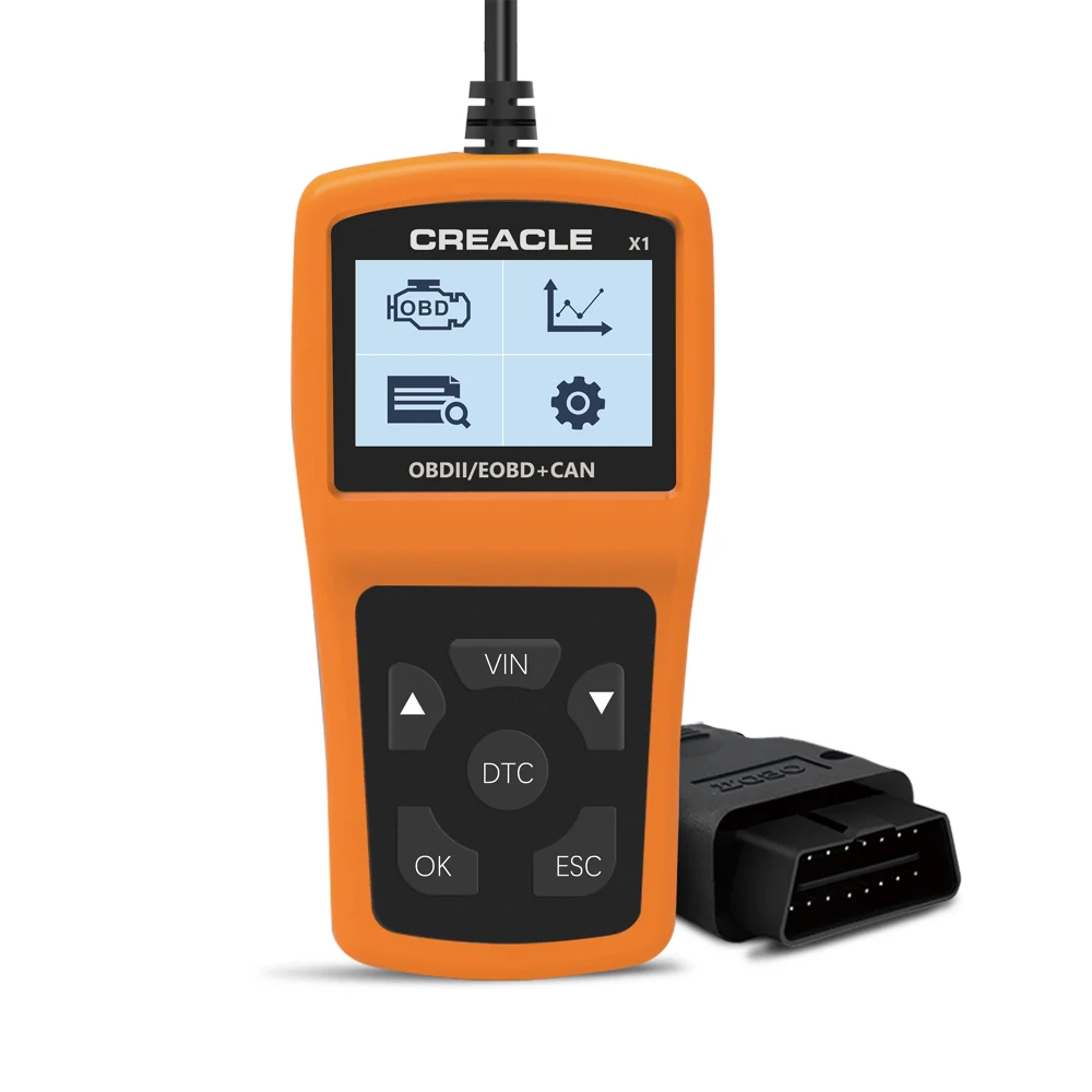 X1 OBD считыватель кодов OBD2 сканер автомобильный диагностический инструмент для проверки неисправностей двигателя Автомобильный сканер многоязычный для чтения данных в реальном времени