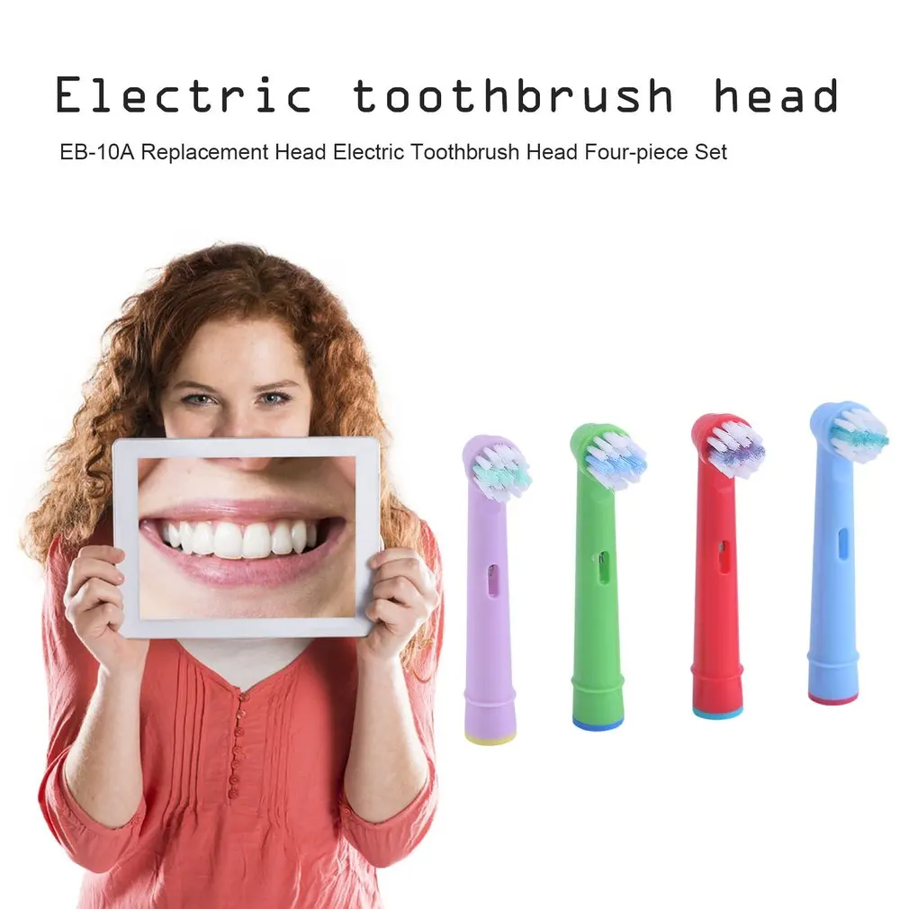 4 шт. Замена для детей Детская щетка головки Электрический полости рта высокая