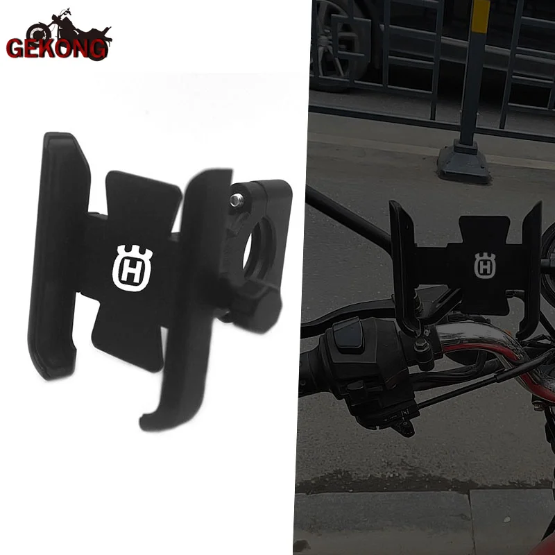 

For Husqvarna 701 401 ENDURO/SUPERMOTO TC 50 65 TX 125 300 TE300i Motorcycle CNC Aluminum Mobile Phone Bracket GPS Stand Holder