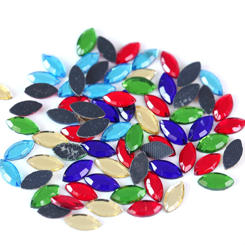 200 шт. стеклянный лошадиный глаз кристаллический DMC с горячей фиксацией стразы