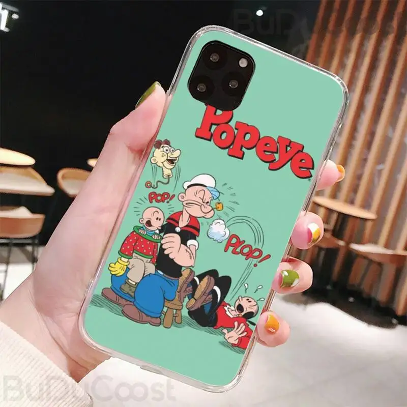Popeye чехол для телефона iphone 5C 5 6 6s plus 7 8 SE X XR XS MAX 11 Pro Max|Бамперы| |