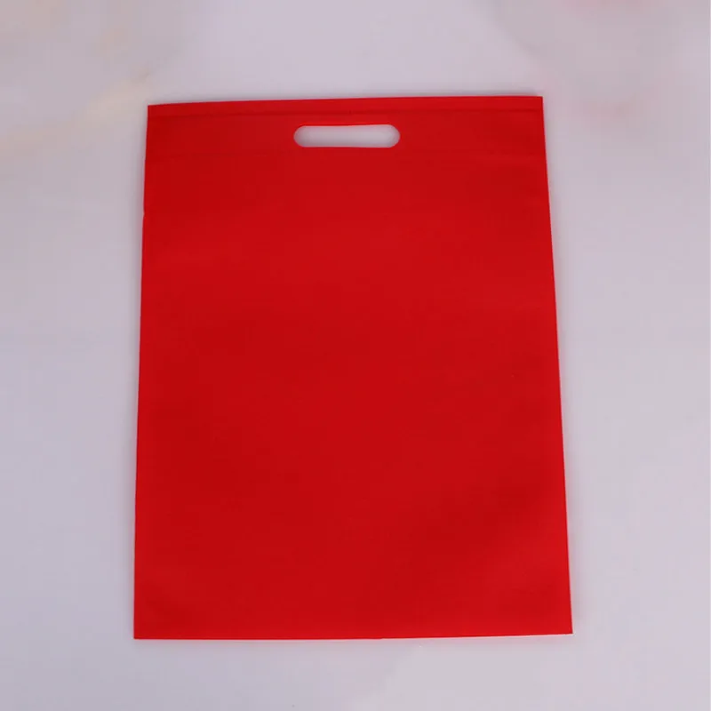 Red Vogvigo Environmental Storage Bag Handbag Foldable Shopping Bags Reusable Folding Grocery Nylon Tote Bag Solid Color - Цвет: Red