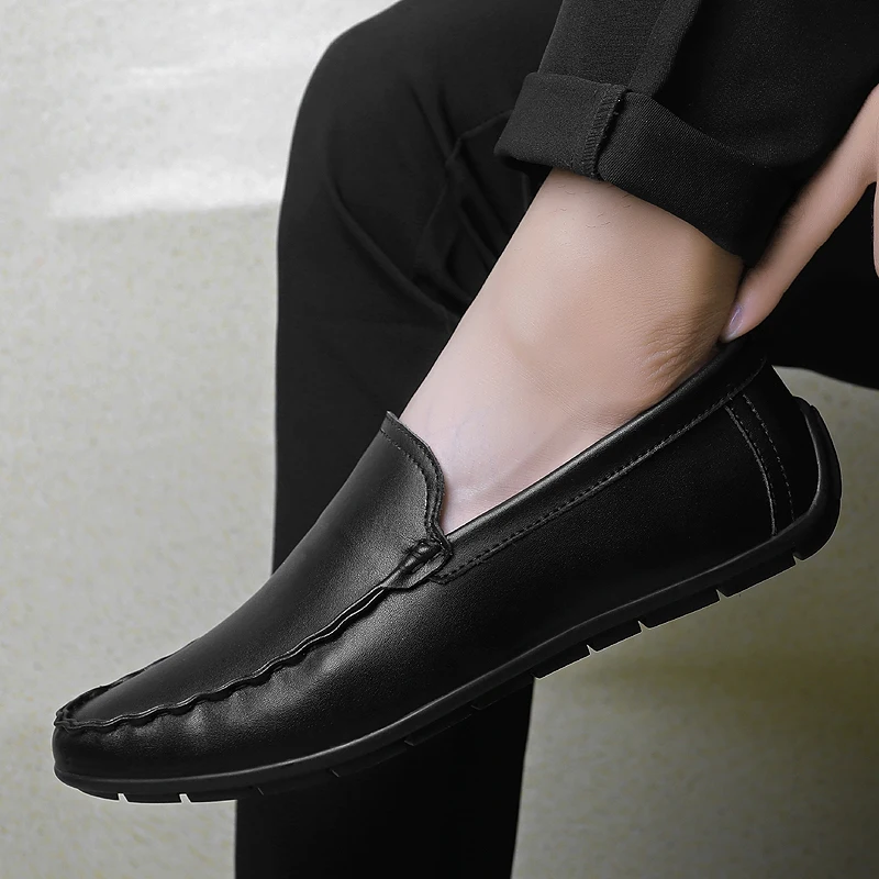 

Mens Shoes Moccasins Men genuine Leather Loafers Luxury Walking Casual Shoes Driving Boats Men Oxford Shoes Flats big size 47 a4