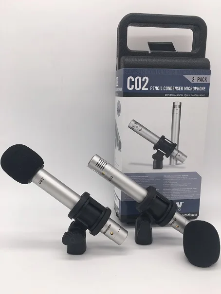 Одна пара конденсаторных инструментов Samson C02 записывающий микрофон пианино