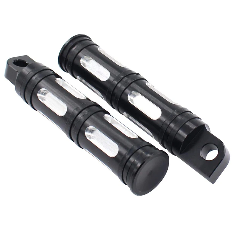 Motorbike Foot Pegs CNC Bicycle Cut Front Rear Pedal Black Rider Rests Compatibility For Harley Touring Dyna Fatboy | Автомобили и