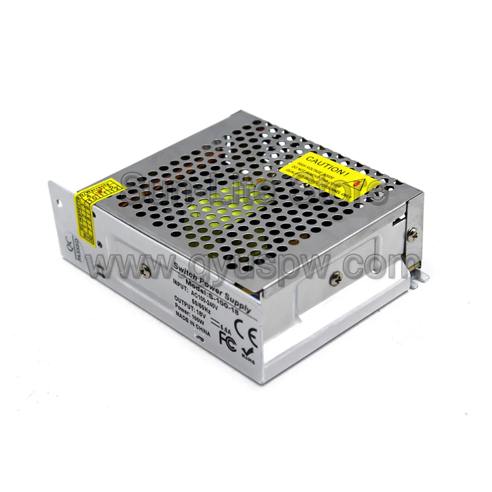18 В DC источник питания AC DC18V 100 Вт импульсный 220 110 AC-DC SMPS для контроля доступа CCTV