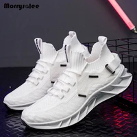 sports mens shoes 2022 spring new mens fashion student flying woven shoes trendy shoes men mens breathable shoes sneakers men
