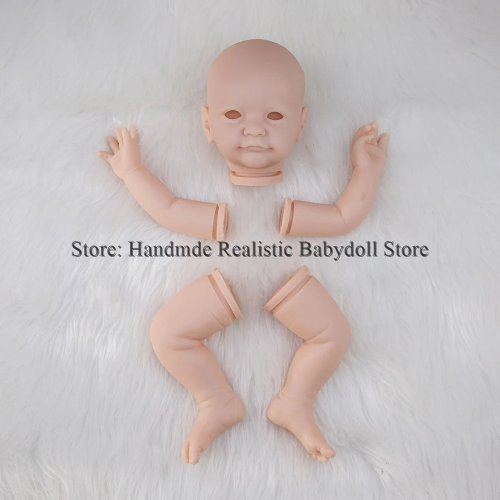 

22 Inch Tobiah DIY Blank Kit Bebe Reborn Baby Doll LoL Lifelike Vinyl Unpainted Unfinished Toys Parts Gift For Girl Children