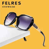 felres fashion women polarized sunglasses shades vintage brand designer oversized glasses uv400 driving eyewear f2538