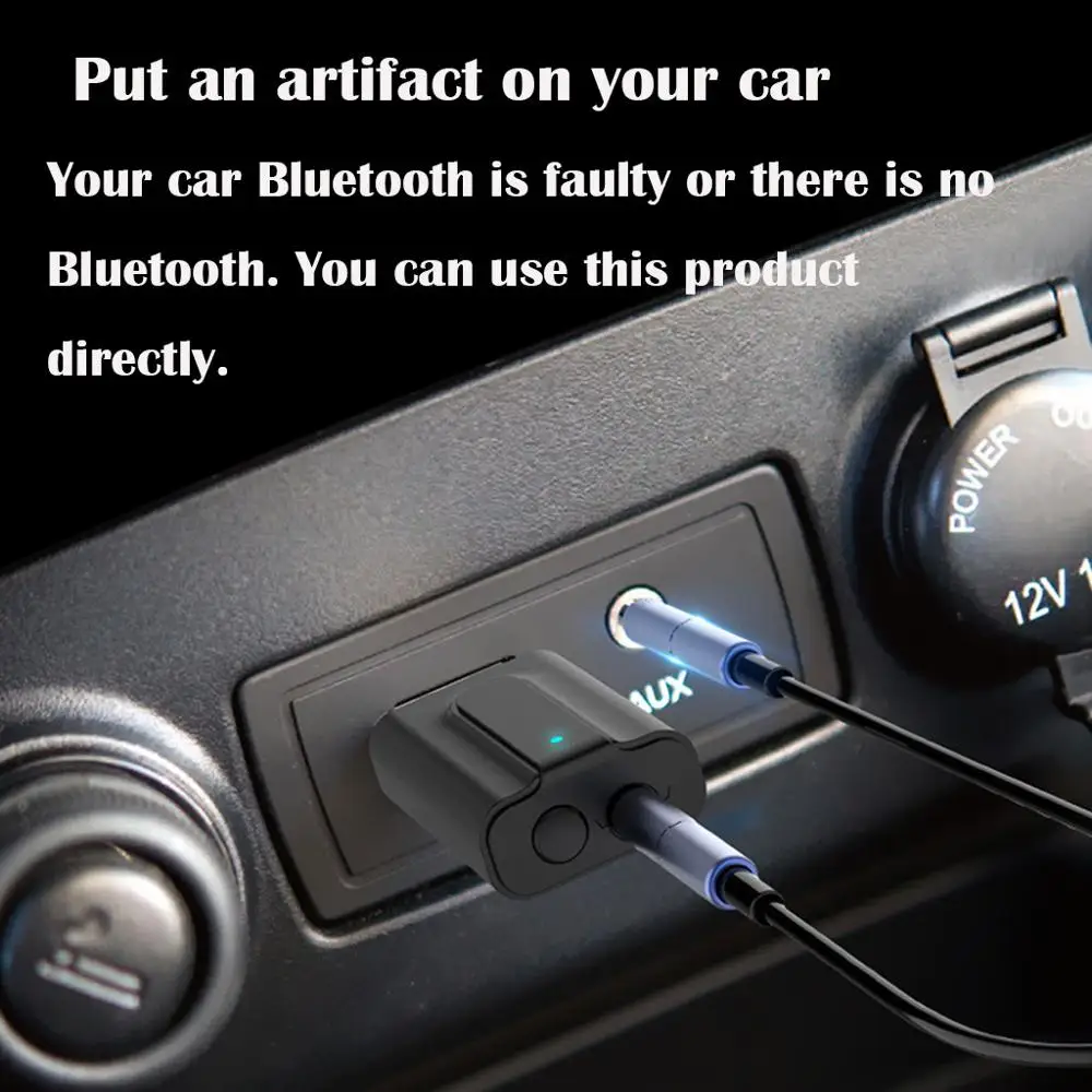 Беспроводной аудио стерео Bluetooth передатчик и приемник с функцией подачи Хай Фай