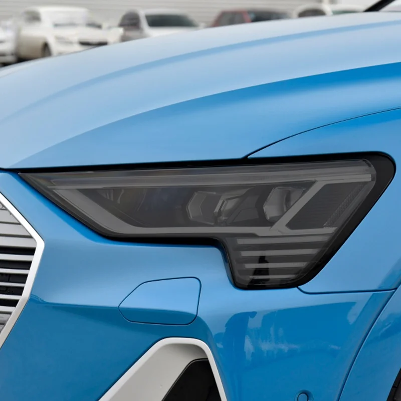 

2 шт., защитная пленка для автомобильных фар Audi etron Quattro 2020