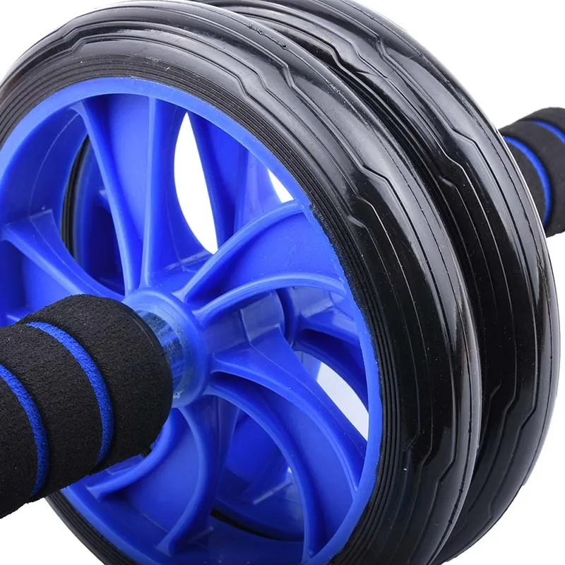 

5-in-1 AB Wheel Roller Kit Fitness Spring Exerciser Mute Abdominal Press Wheel With Push-UP Bar Jump Rope And Knee Pad For Gym