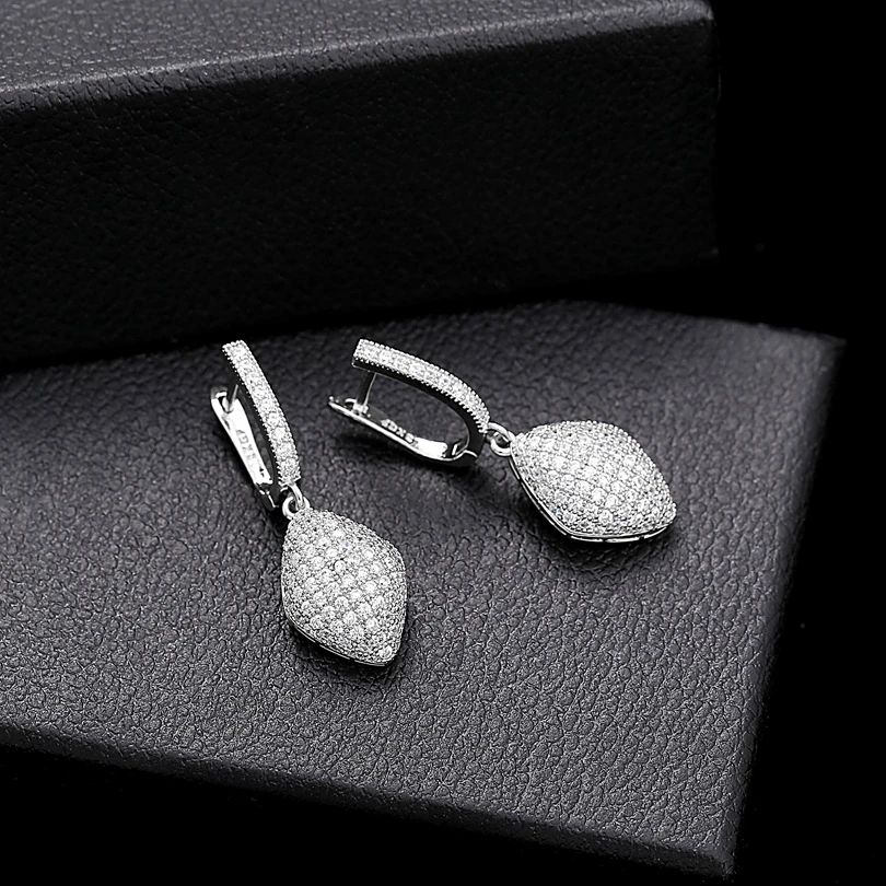 Высокое качество Для свадьбы серьги в виде колец Plt элегантные ювелирные изделия