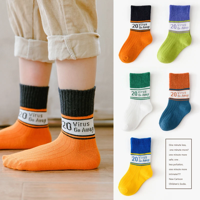 5 пар/компл. с персонажами из мультфильмов детские носки хлопковые для мальчиков